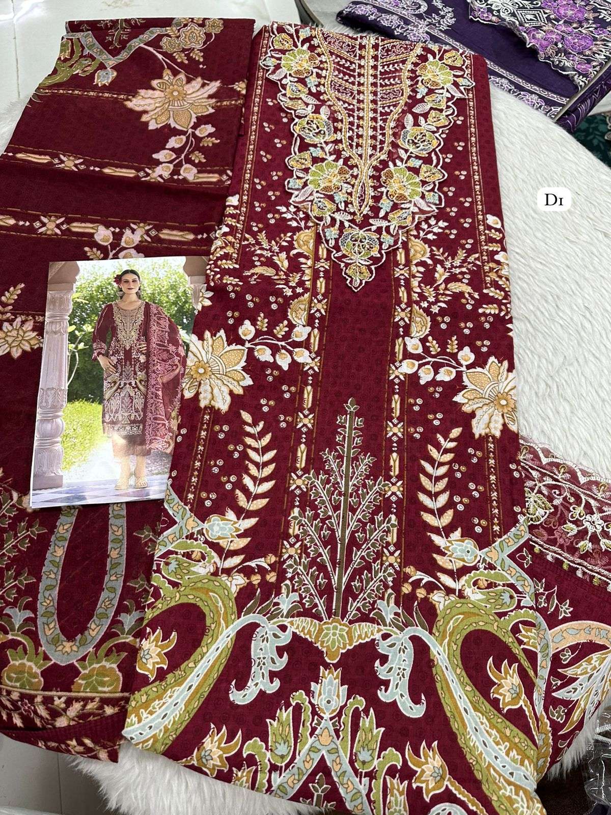 Falah Premium Cotton Collection Code - 50009 By Falah Designer Suits - 04