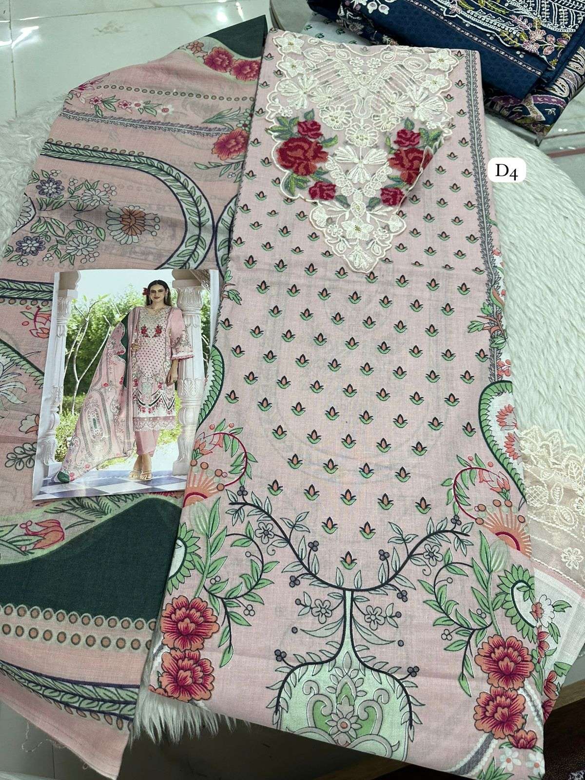 Falah Premium Cotton Collection Code - 50009 By Falah Designer Suits - 07