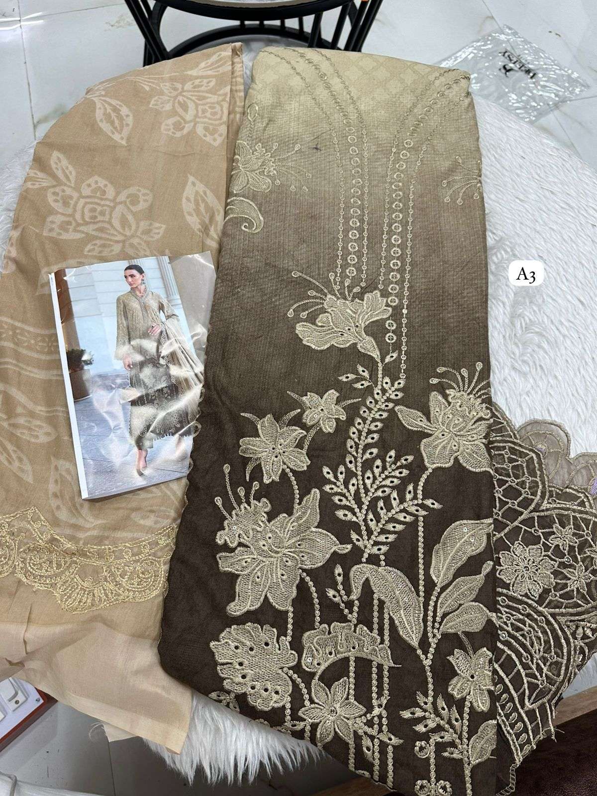 Falah Premium Cotton Collection Code - 50010 By Falah Designer Suits - 01