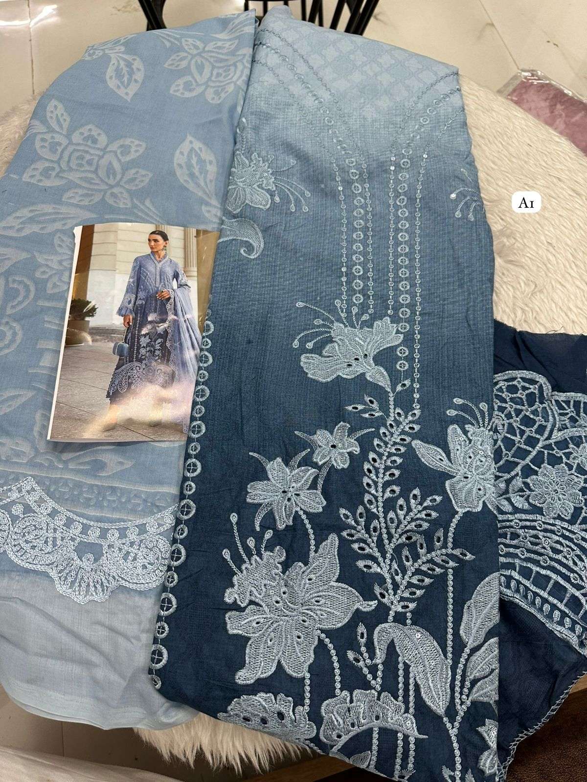Falah Premium Cotton Collection Code - 50010 By Falah Designer Suits - 02