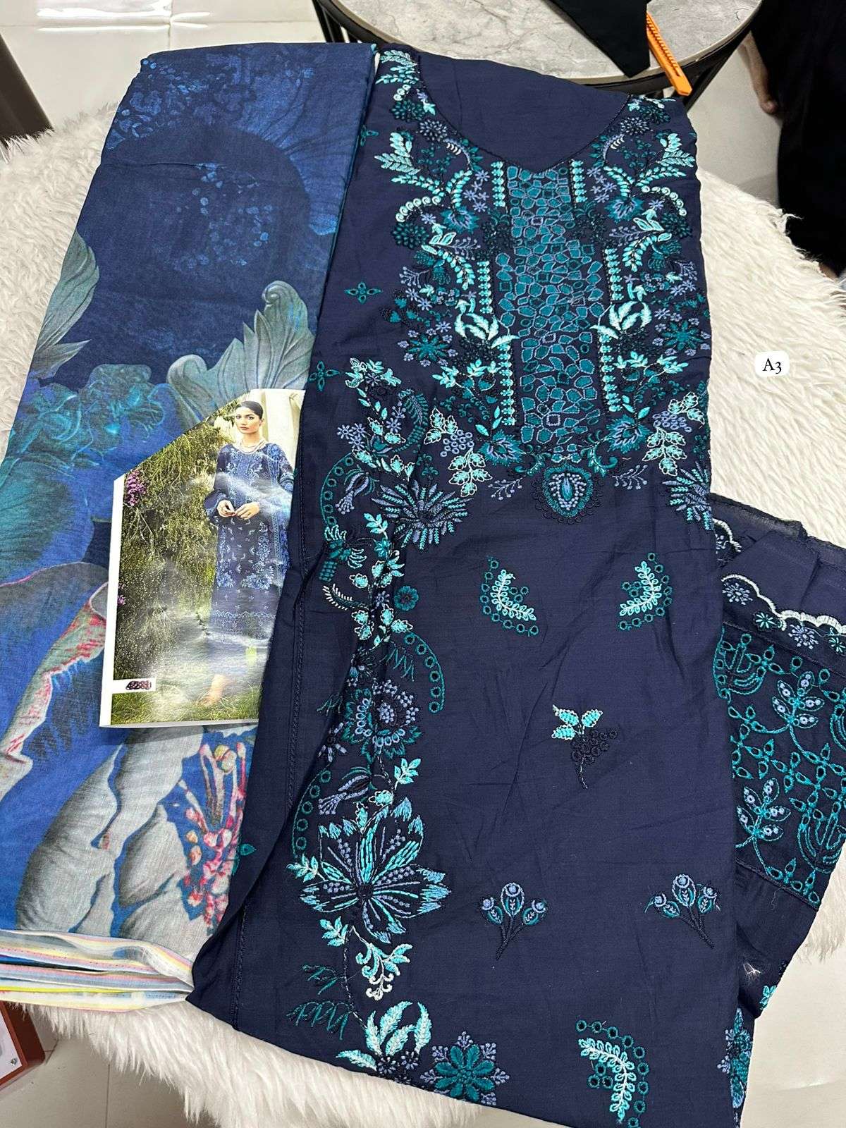 Falah Premium Cotton Collection Code - 50011 By Falah Designer Suits - 02