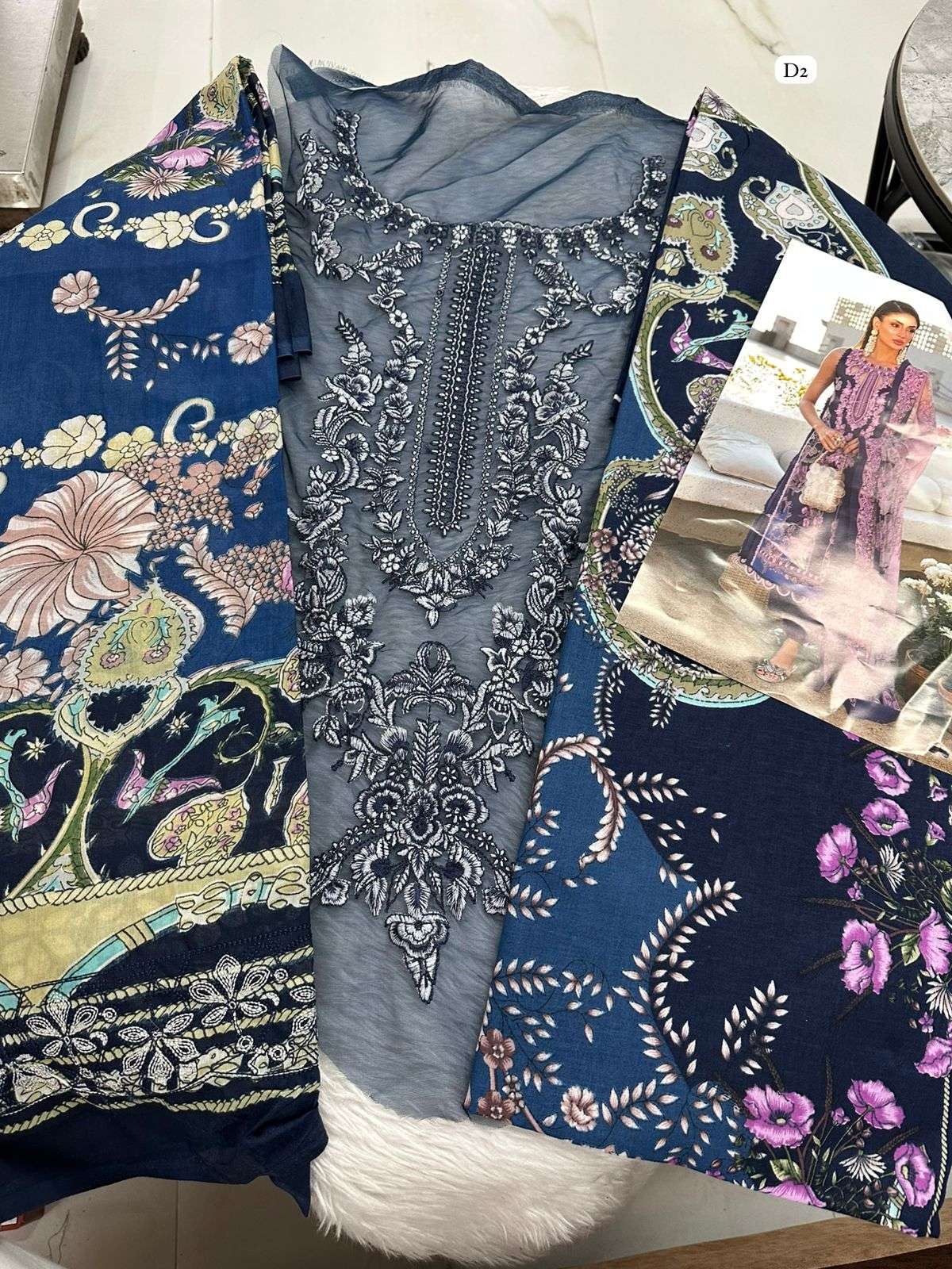 Falah Premium Cotton Collection Code - 50013 By Falah Designer Suits - 03