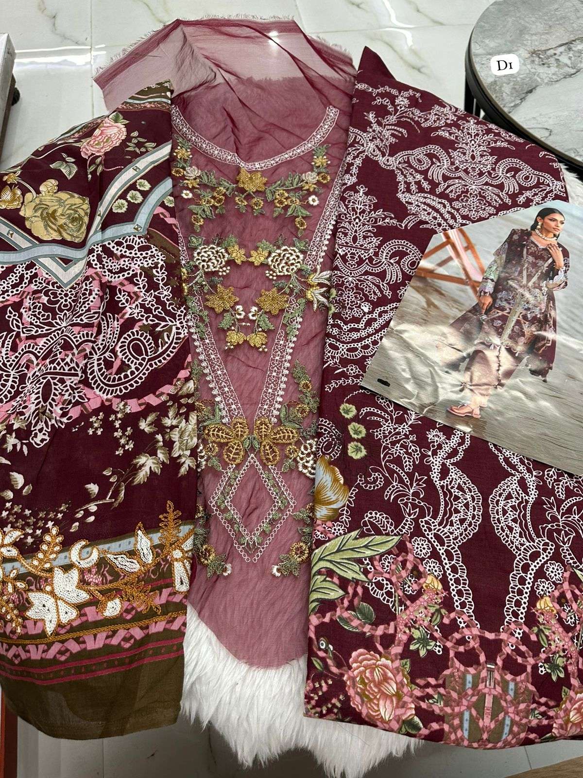 Falah Premium Cotton Collection Code - 50013 By Falah Designer Suits - 07