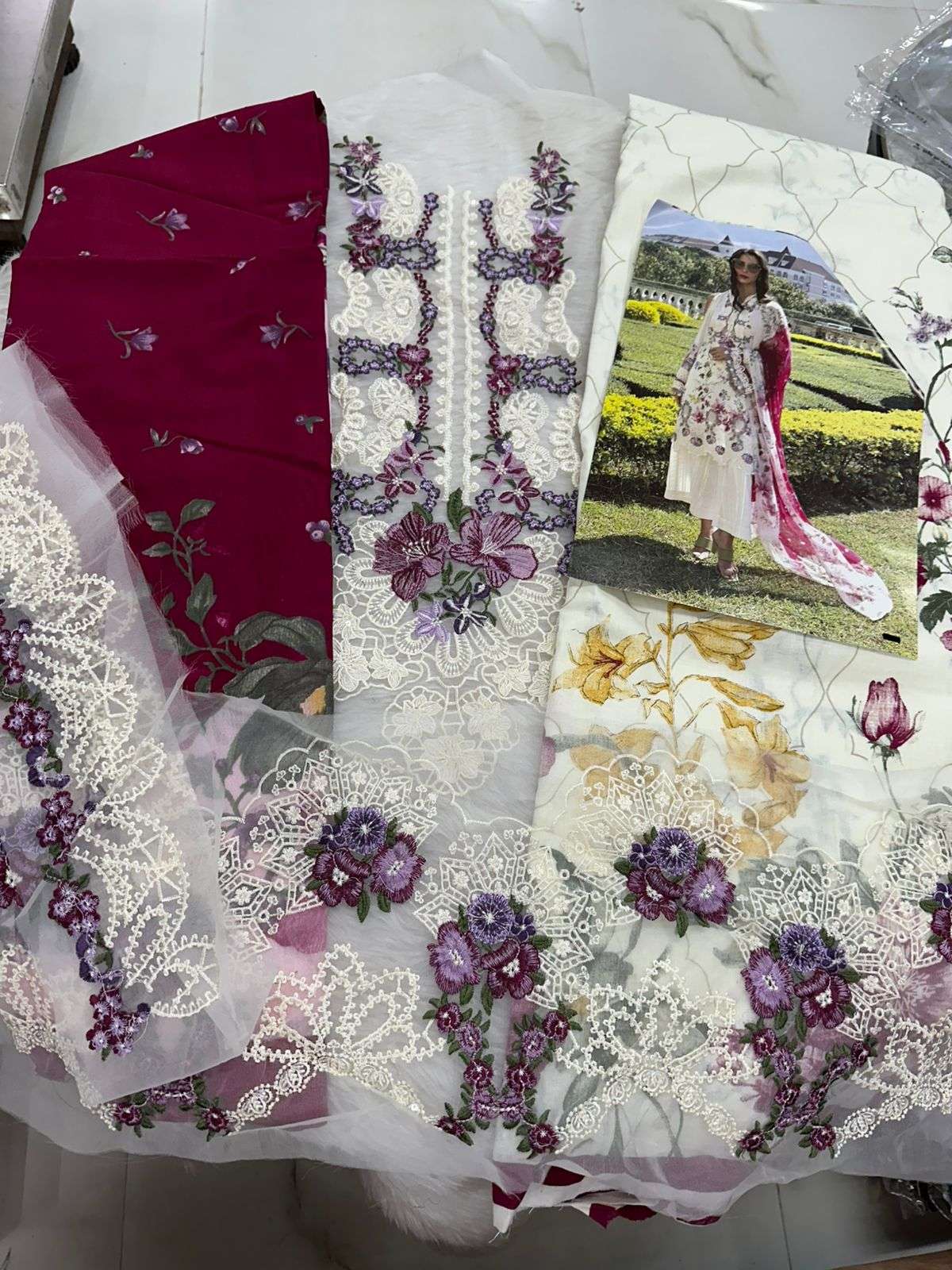 Falah Premium Cotton Collection Code - 50014 By Falah Designer Suits - 03