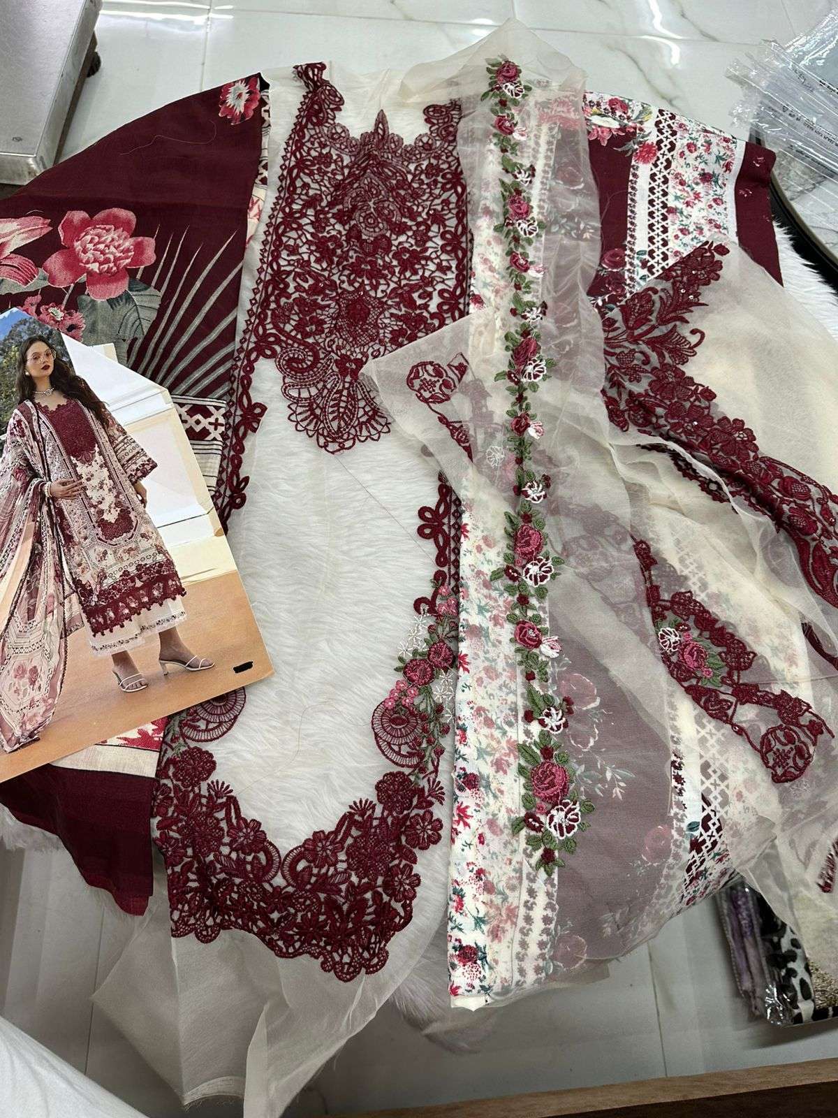 Falah Premium Cotton Collection Code - 50014 By Falah Designer Suits - 04