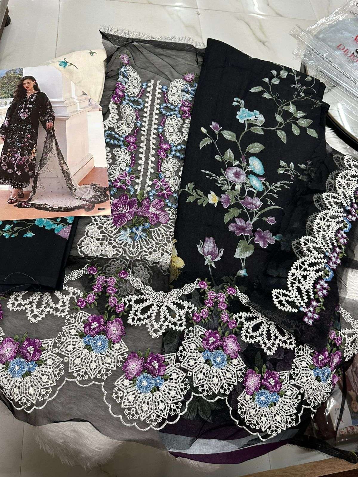 Falah Premium Cotton Collection Code - 50014 By Falah Designer Suits - 05