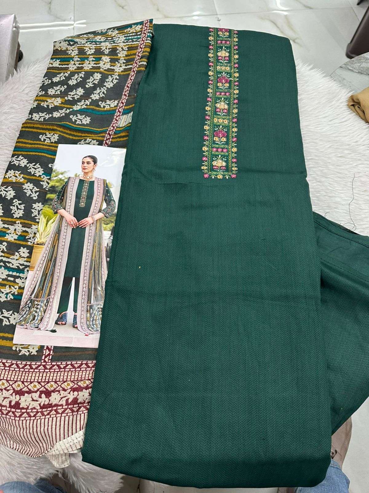 Falah Premium Cotton Collection Code - 50020 By Falah Designer Suits - 01