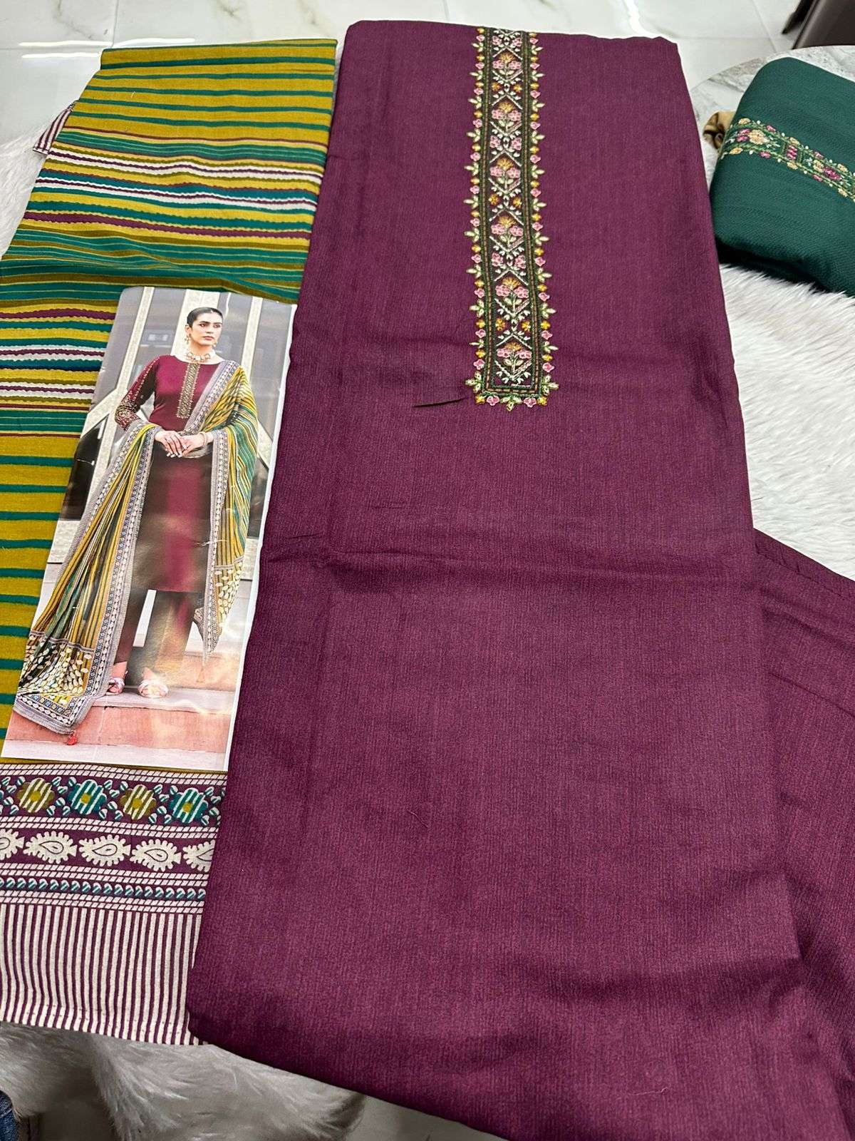 Falah Premium Cotton Collection Code - 50020 By Falah Designer Suits - 02