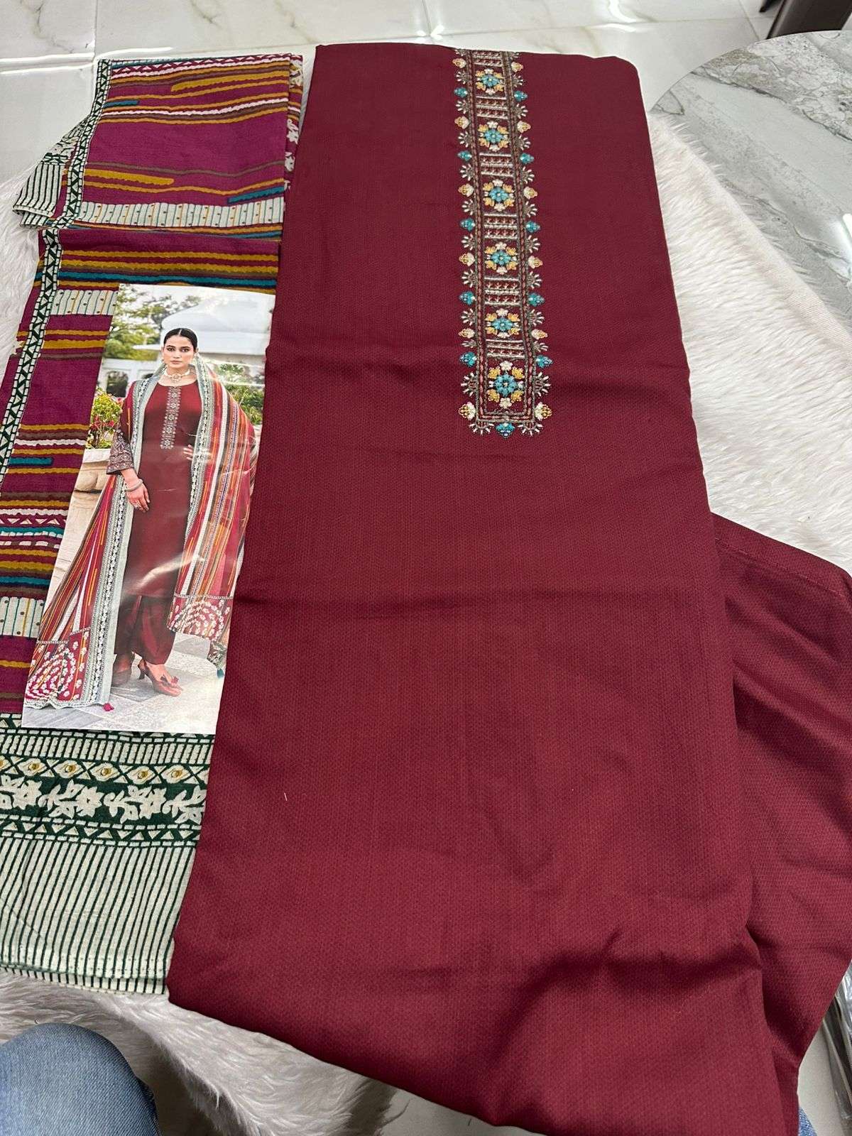 Falah Premium Cotton Collection Code - 50020 By Falah Designer Suits - 04