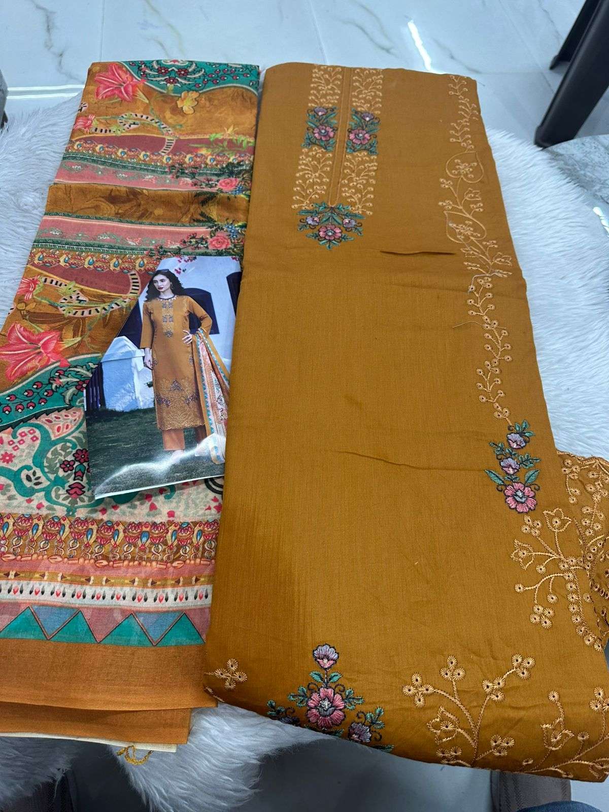 Falah Premium Cotton Collection Code - 50021 By Falah Designer Suits - 05