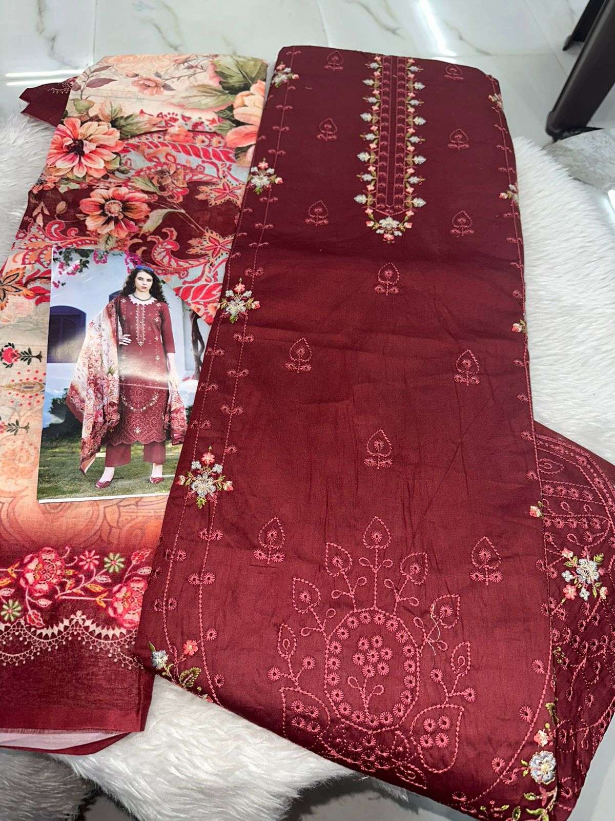Falah Premium Cotton Collection Code - 50021 By Falah Designer Suits - 06