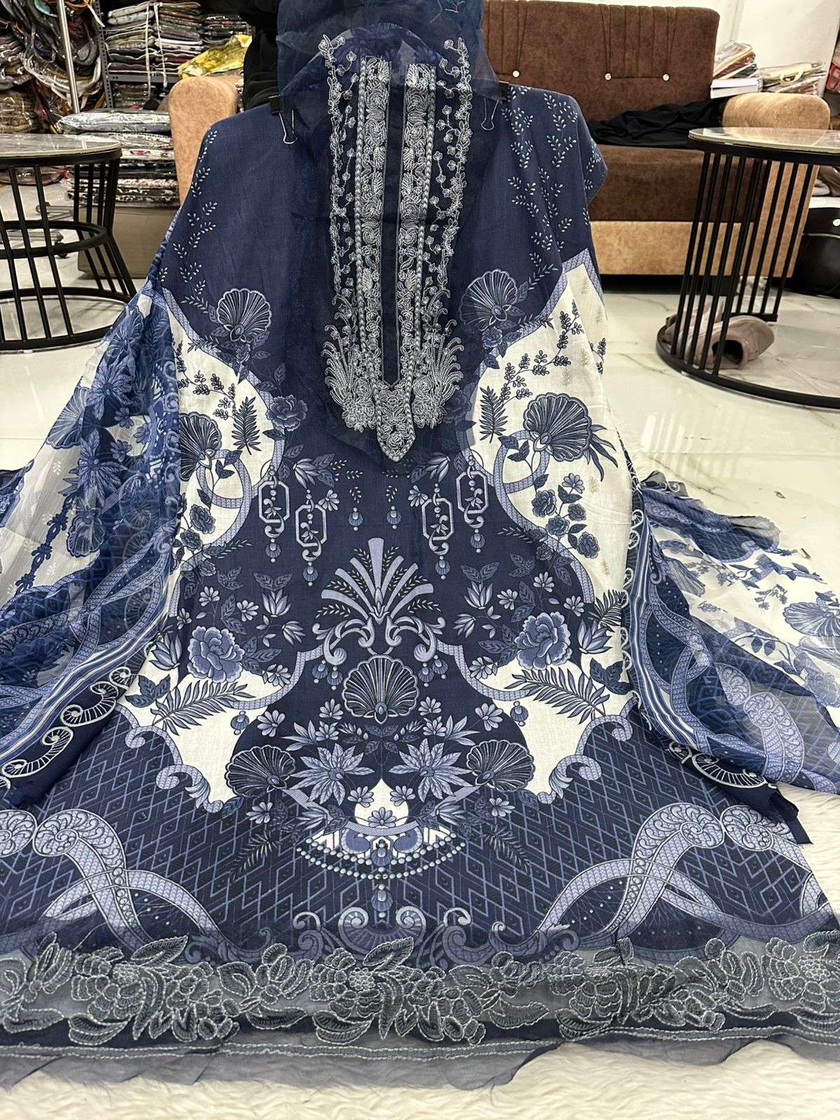 Falah Premium Cotton Collection Code - NOP01 By Falah Designer Suits - 01 - 06 B