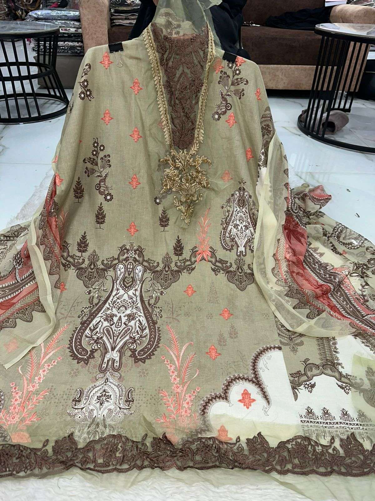 Falah Premium Cotton Collection Code - NOP01 By Falah Designer Suits - 04