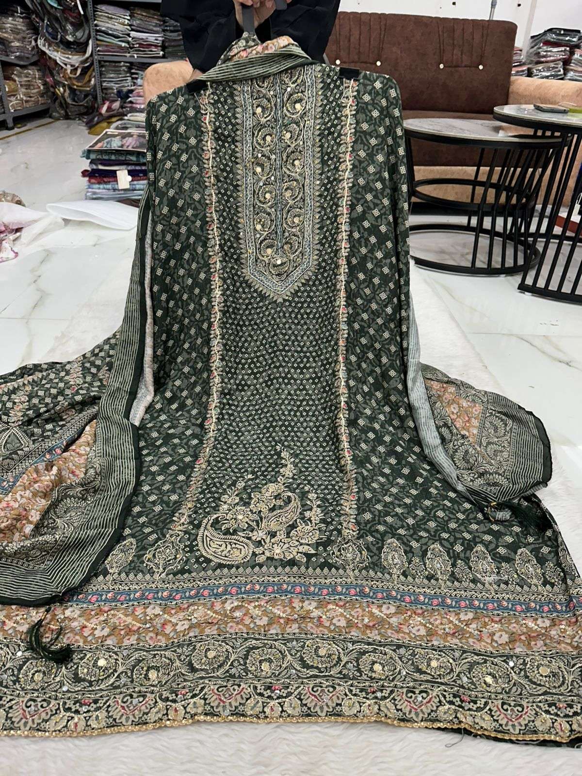 Falah Premium Maslin Collection Code - 26077 By Falah Designer Suits - 01 - 04