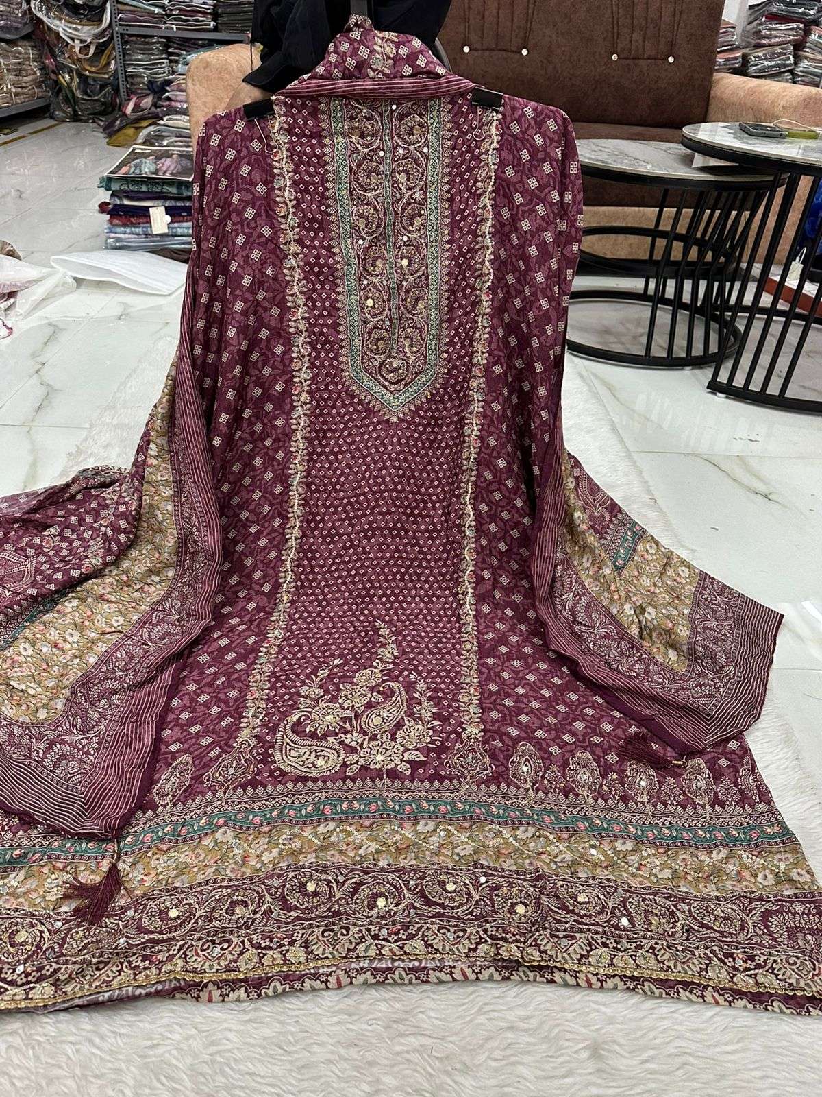 Falah Premium Maslin Collection Code - 26077 By Falah Designer Suits - 04