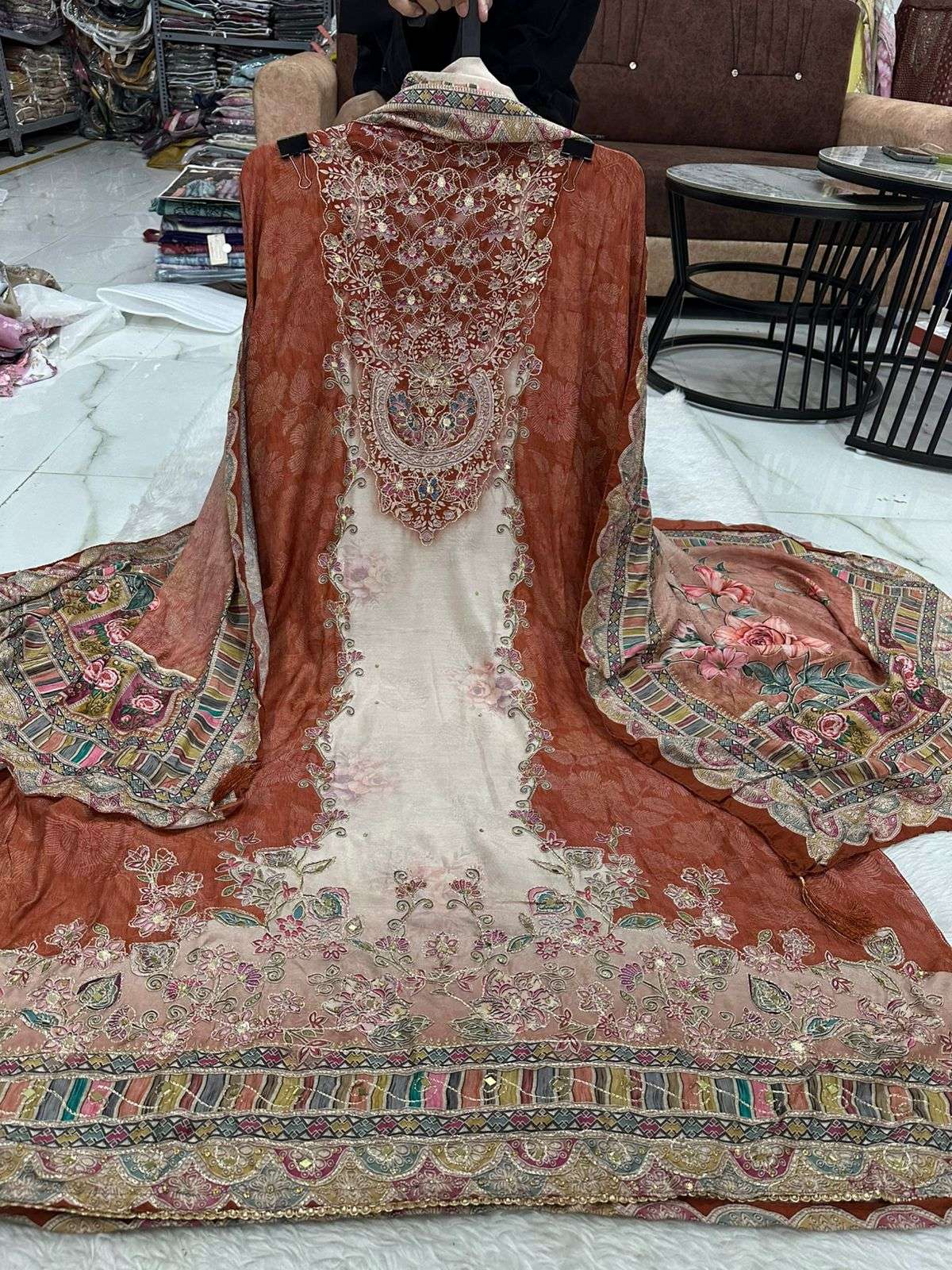 Falah Premium Maslin Collection Code - 26080 By Falah Designer Suits - 01