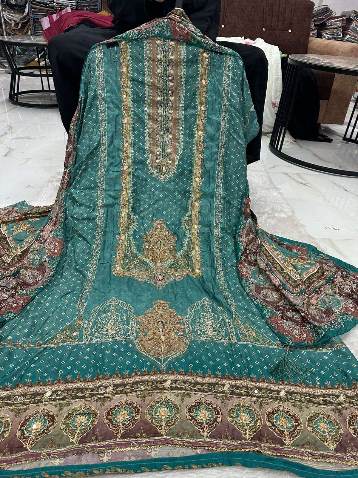 Falah Premium Maslin Collection Code - 26097 By Falah Designer Suits - 01