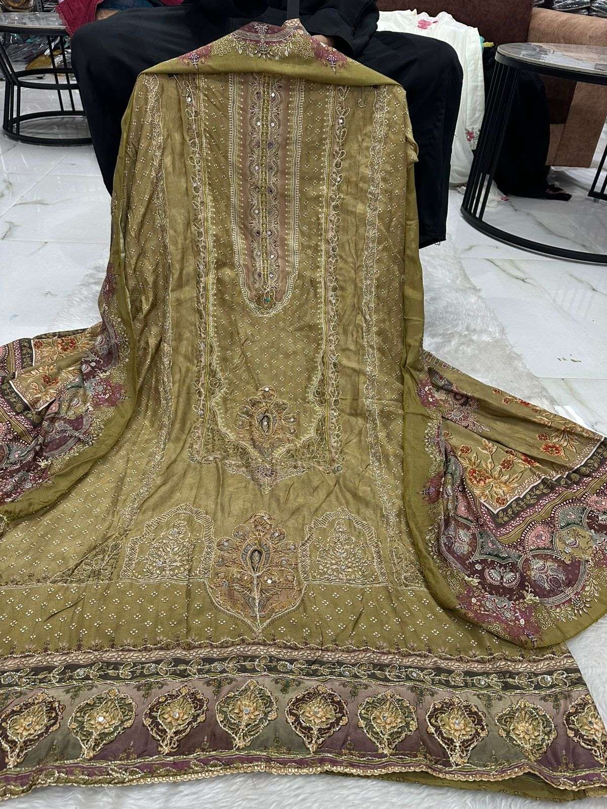 Falah Premium Maslin Collection Code - 26097 By Falah Designer Suits - 02