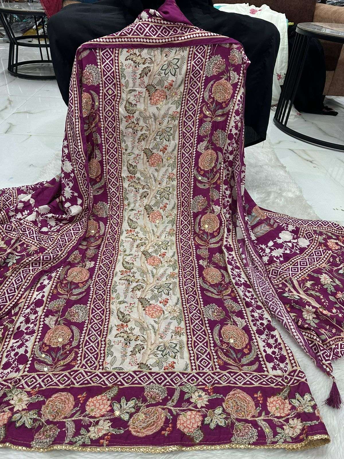 Falah Premium Maslin Collection Code - 26100 By Falah Designer Suits - 03