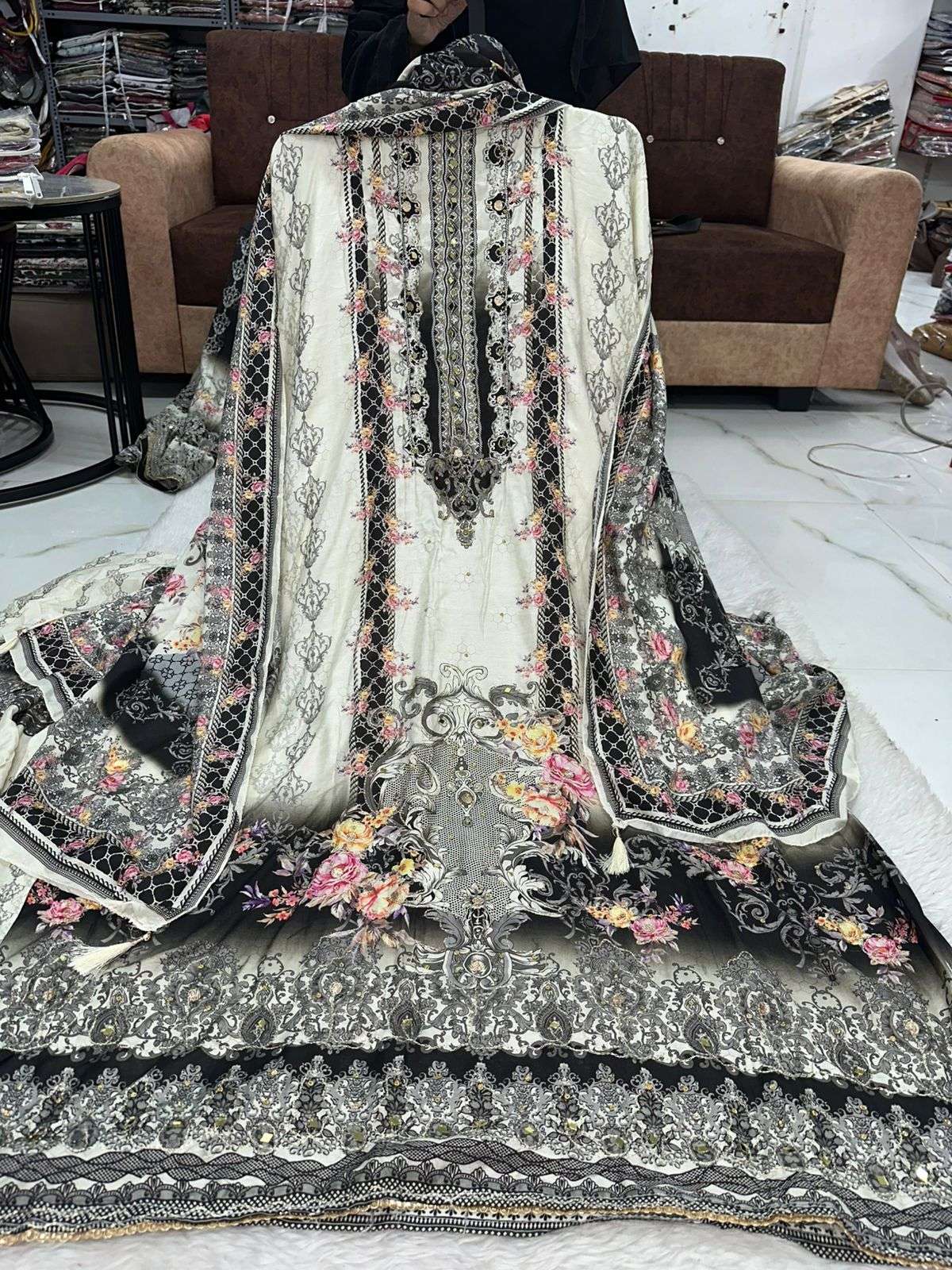 Falah Premium Maslin Collection Code - 50015 By Falah Designer Suits - 02