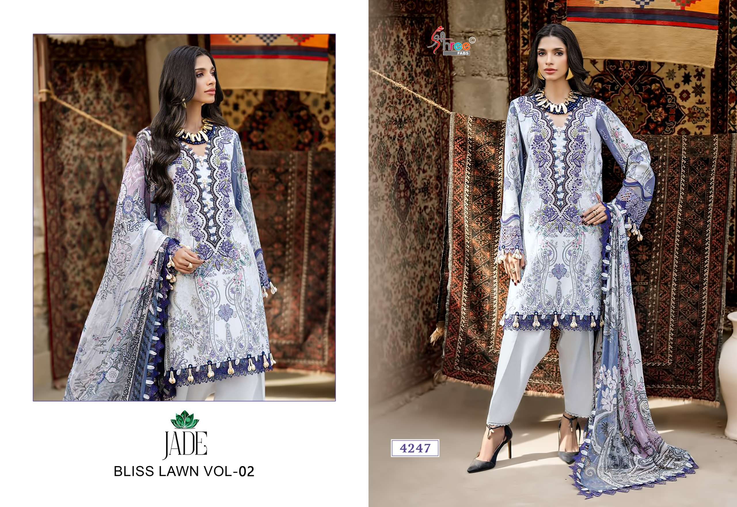 JADE BLISS LAWN VOL - 02 BY SHREE FABS - 01