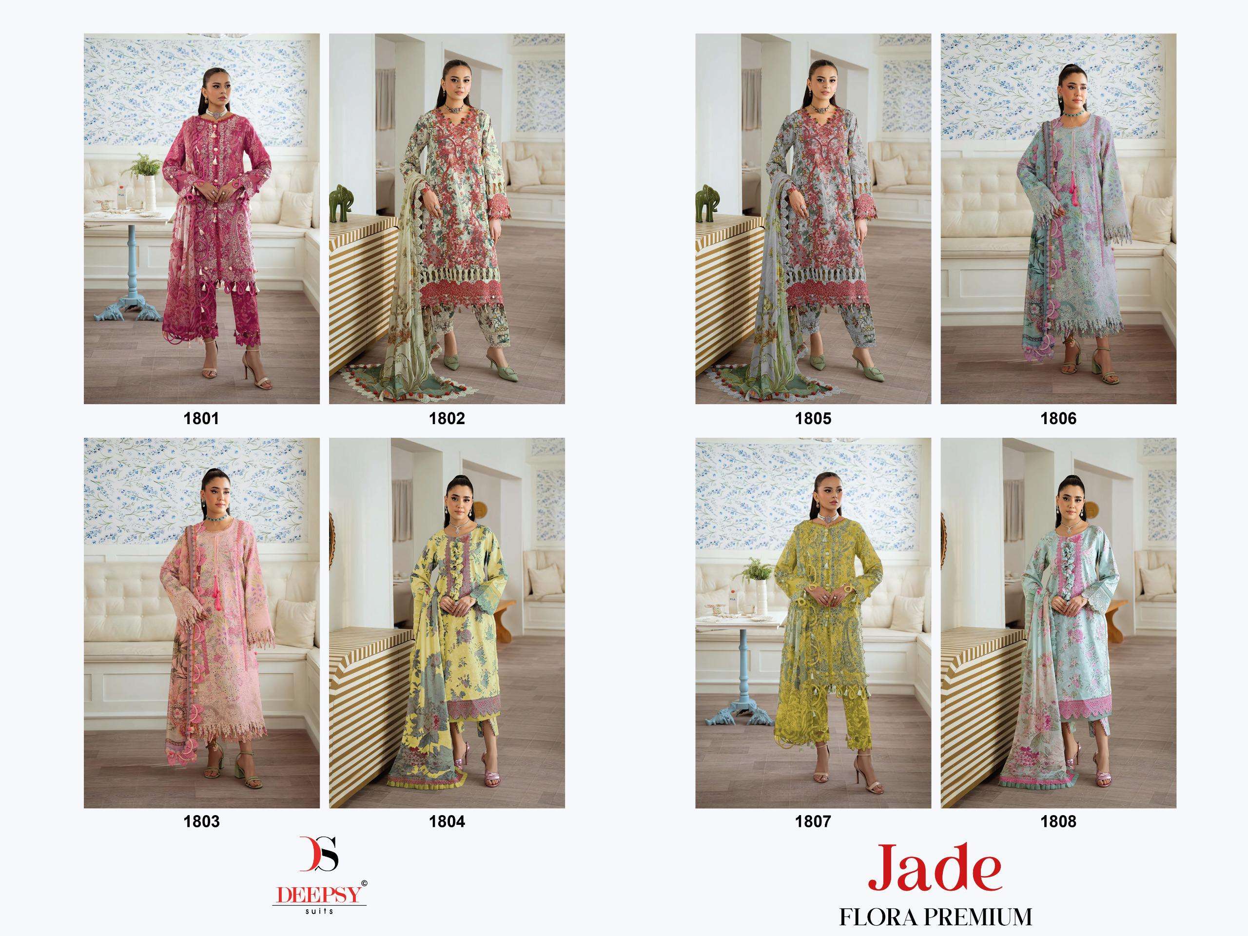 JADE FLORA PREMIUM BY DEEPSY SUITS - 01 - 08 B