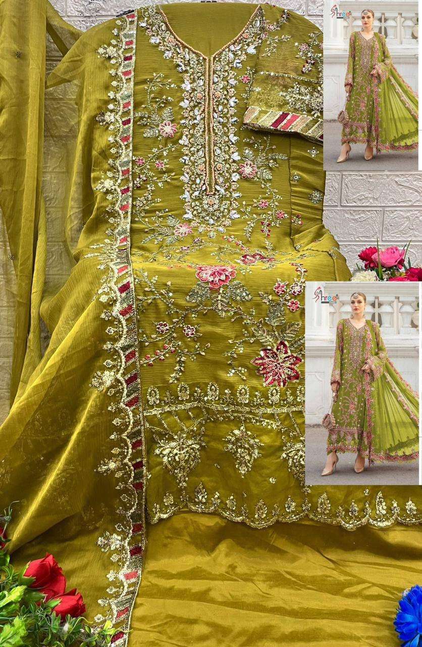 MARIA B CHIFFONS D.NO. SF - 5504 OPEN & MODEL PIC BY SHREE FABS - 06