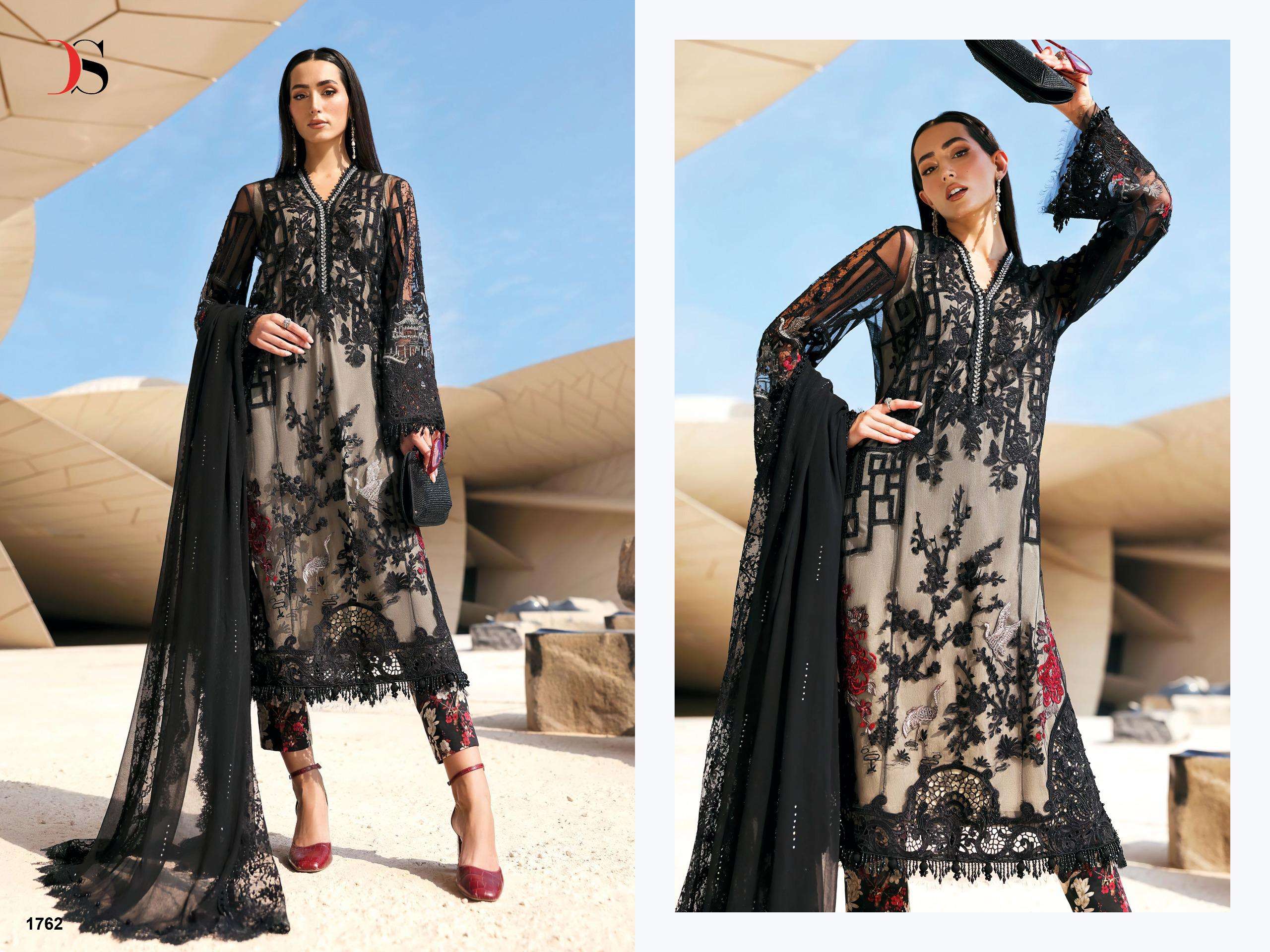 MARIA B PREMIUM EMBROIDERED - 03 DEEPSY SUITS - 02