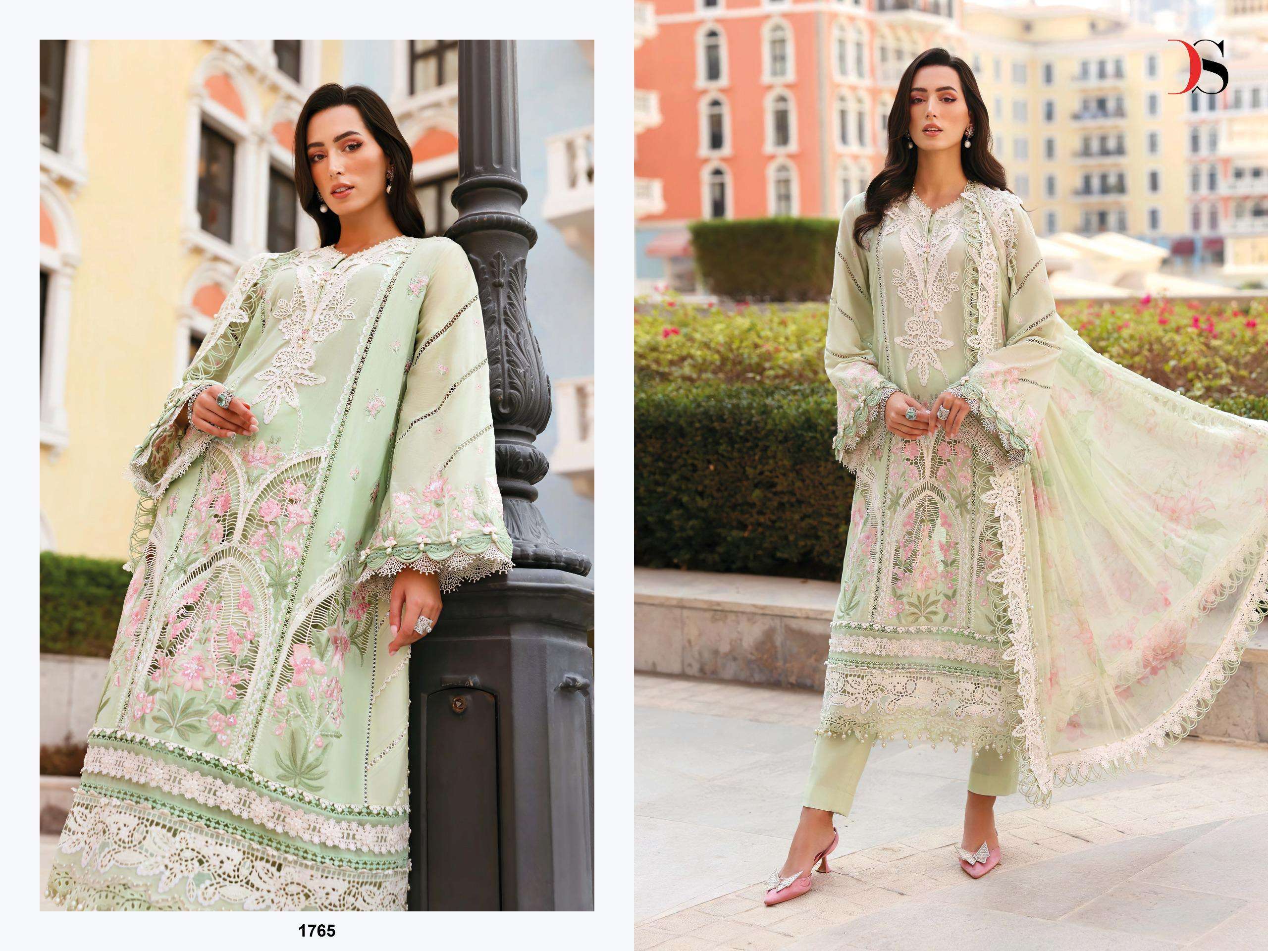 MARIA B PREMIUM EMBROIDERED - 03 DEEPSY SUITS - 05