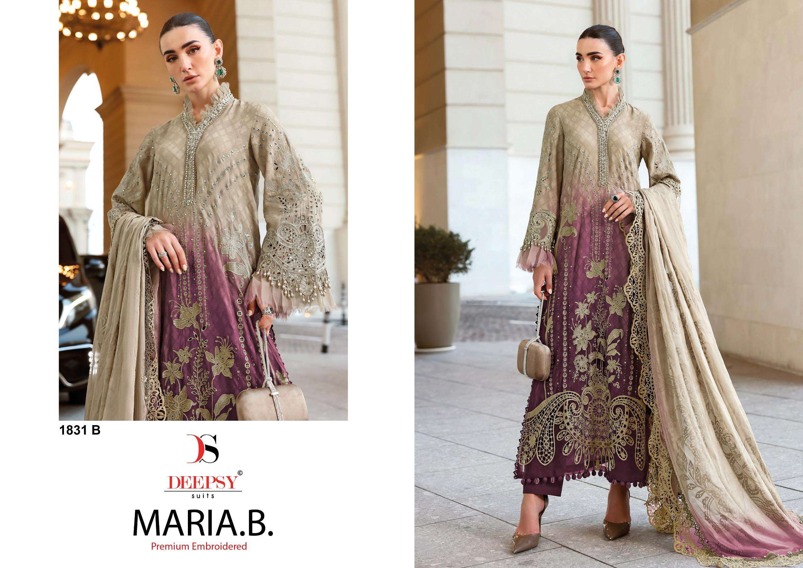 MARIA B PREMIUM EMBROIDERED - 25 - 3 BY DEEPSY SUITS - 02