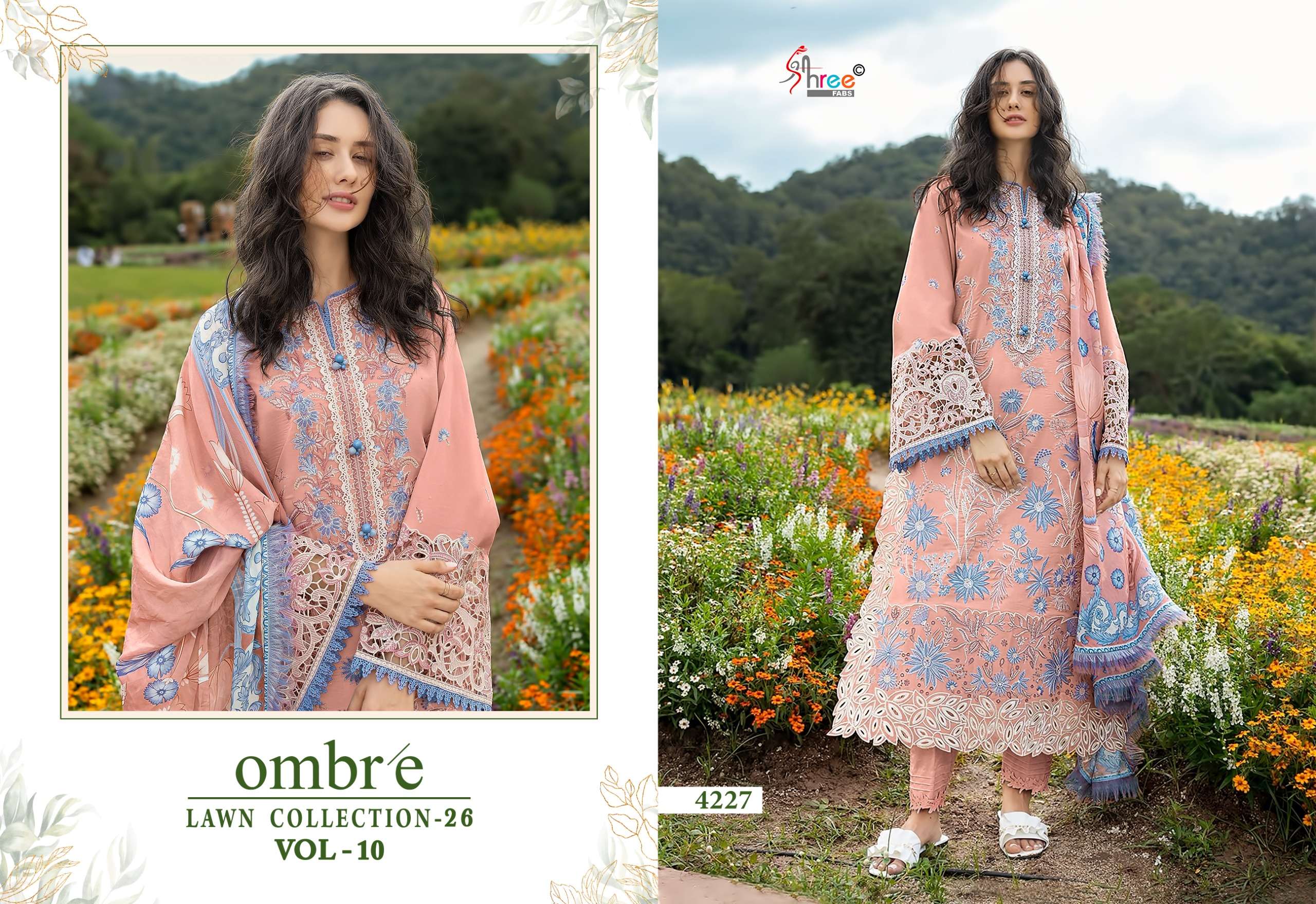 OMBRE LAWN COLLECTION VOL - 10 BY SHREE FABS - 01