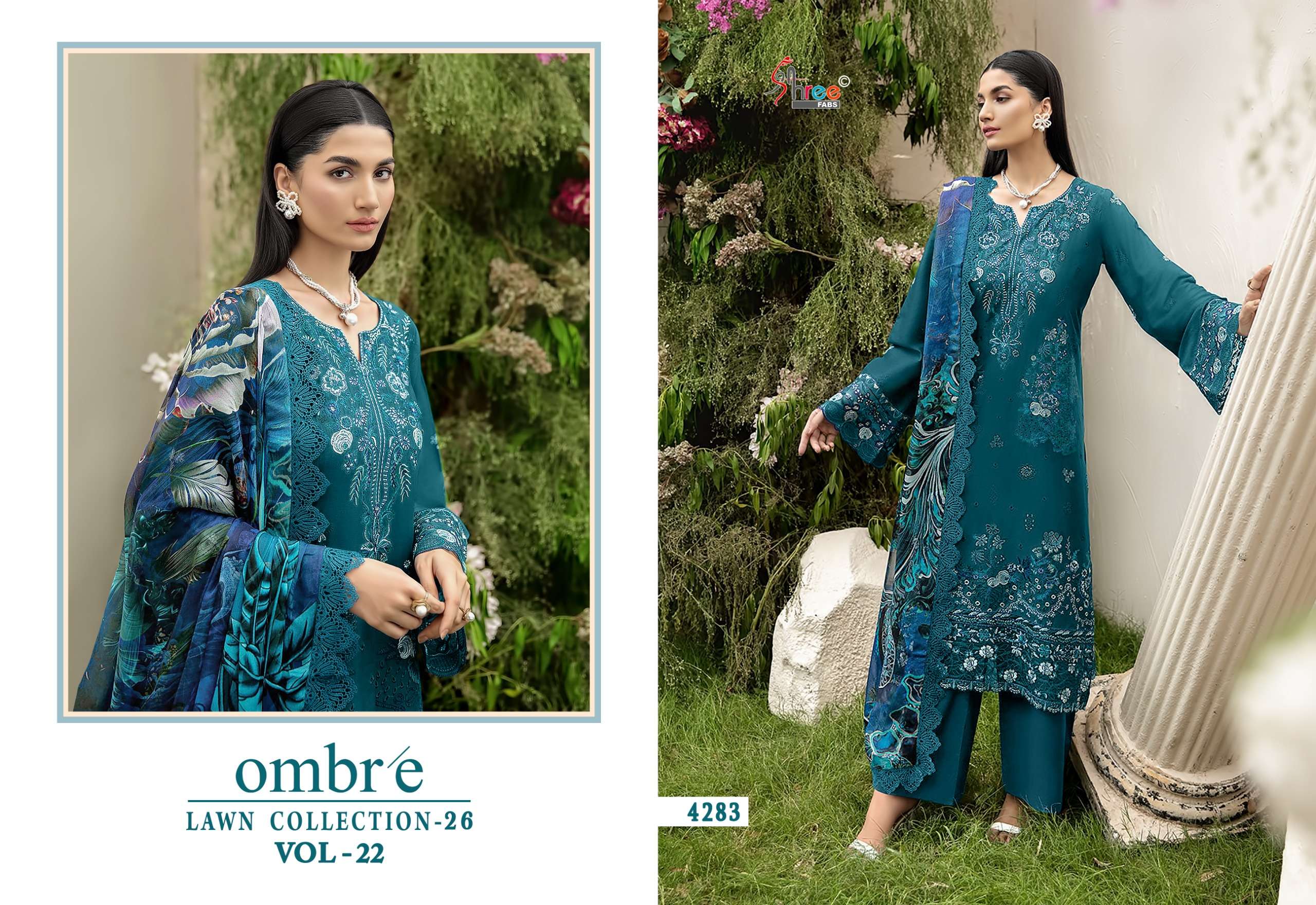OMBRE LAWN COLLECTION VOL - 22 BY SHREE FABS - 03