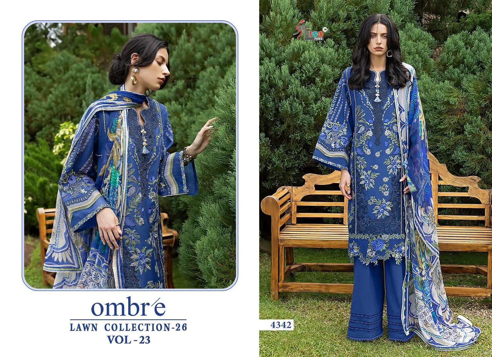 OMBRE LAWN COLLECTION VOL - 23 BY SHREE FABS - 02