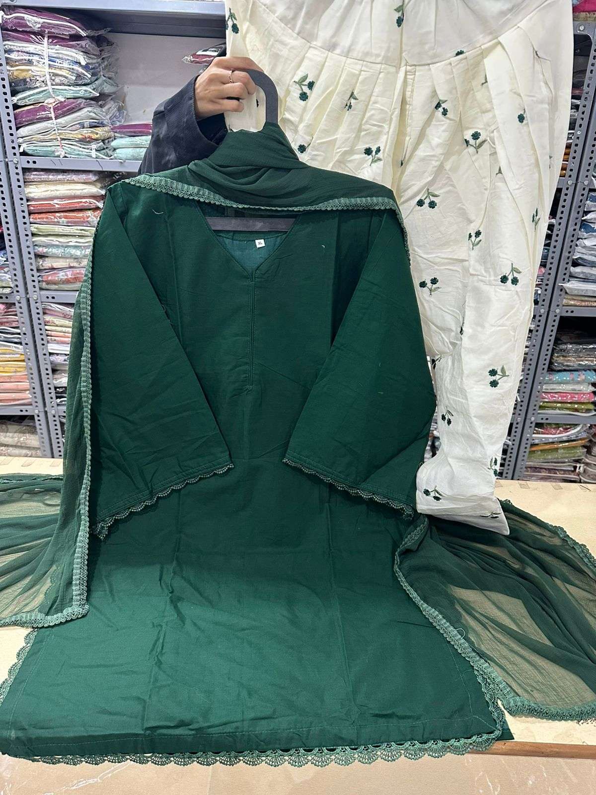 RTW Premium Readymade Cotton Collection Farshi Shalwar Code - 26102 By Falah Designer Suits - 02