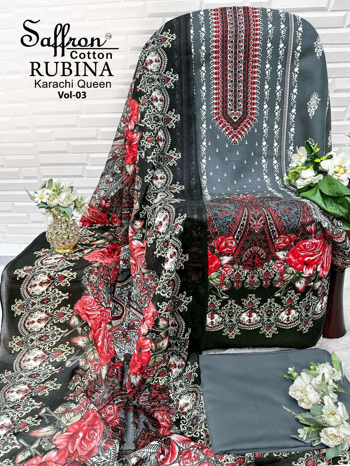 RUBINA KARACHI QUEEN VOL - 03 BY SAFFRON COTTON - 16