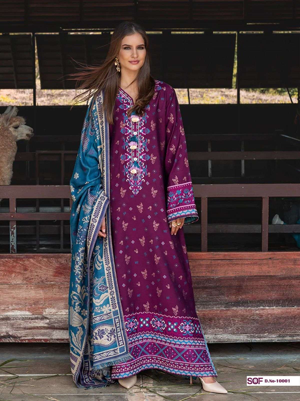 SAIRA RIZWAN VOL - 10 BY SHREE OM FAB - 01