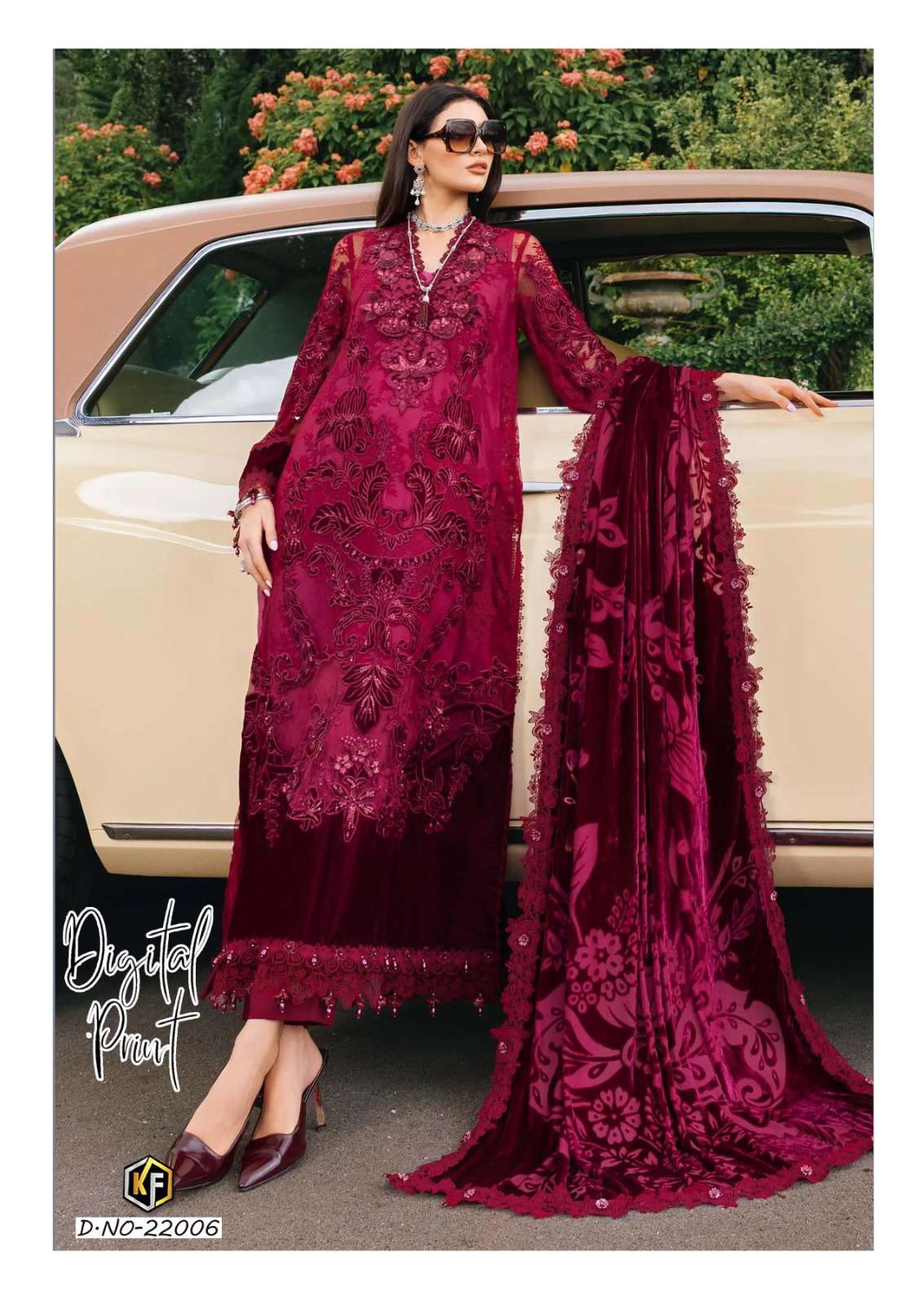 SOBIA NAZIR VOL - 22 OPEN & MODEL PIC BY KEVAL FAB - 06