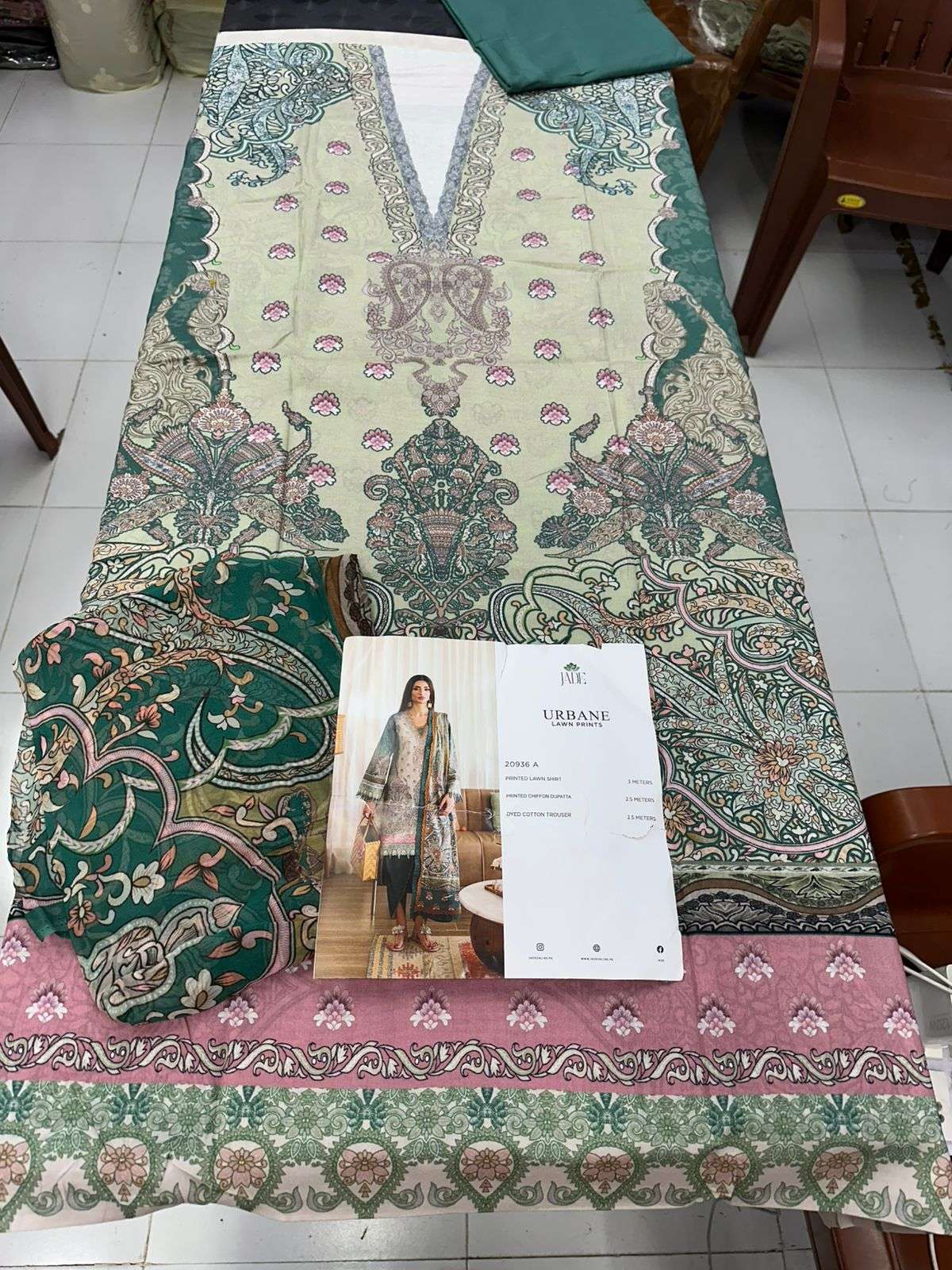Urbane Chiffon 2026 Lawn Collection by Jade-06