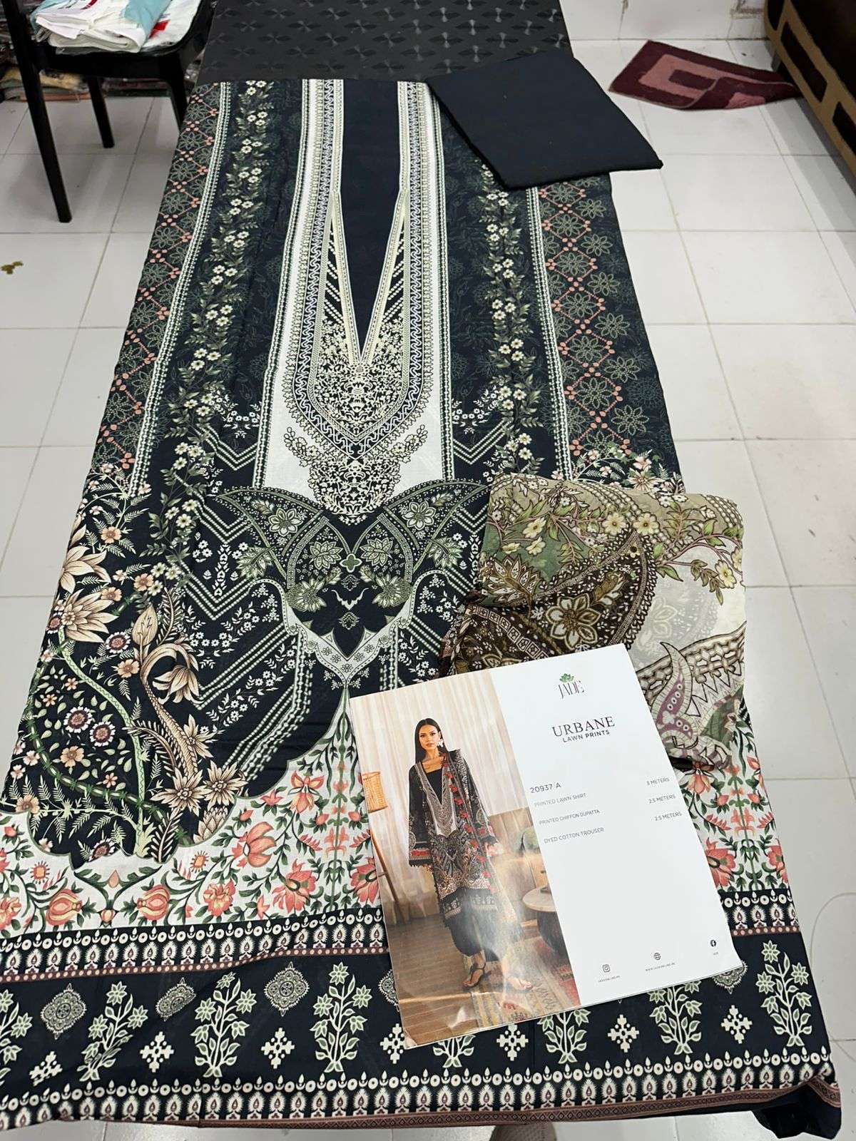 Urbane Chiffon 2026 Lawn Collection by Jade-07