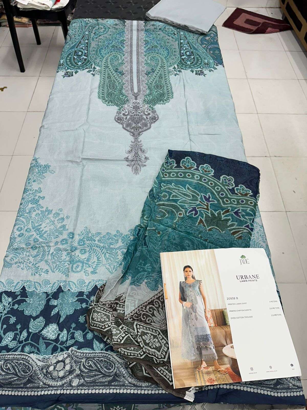 Urbane Chiffon 2026 Lawn Collection by Jade-13