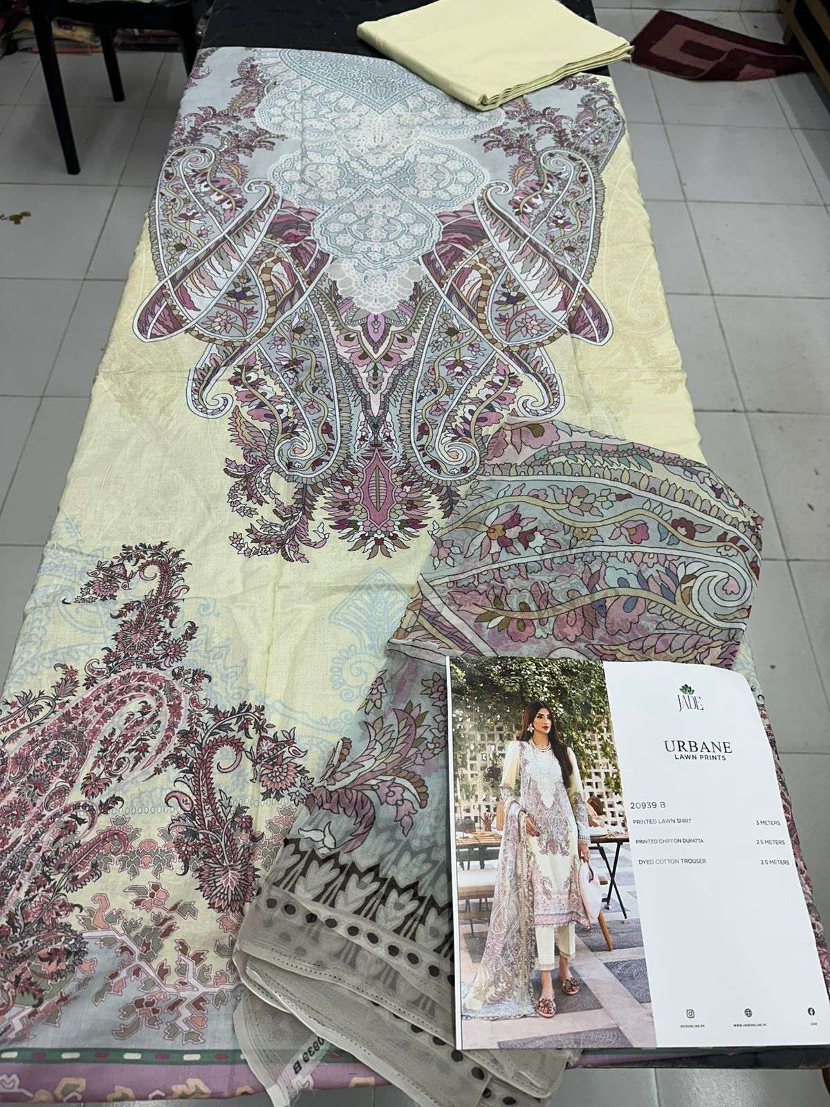 Urbane Chiffon 2026 Lawn Collection by Jade-15