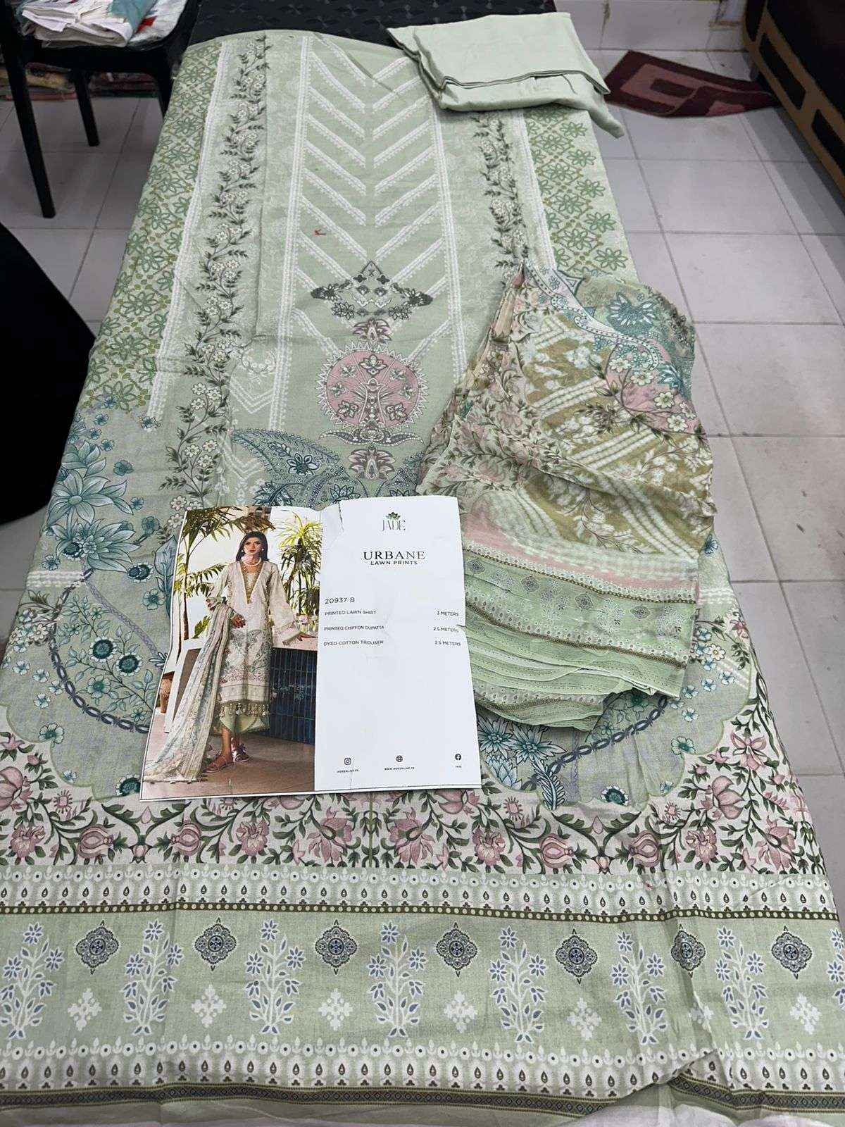 Urbane Chiffon 2026 Lawn Collection by Jade-17