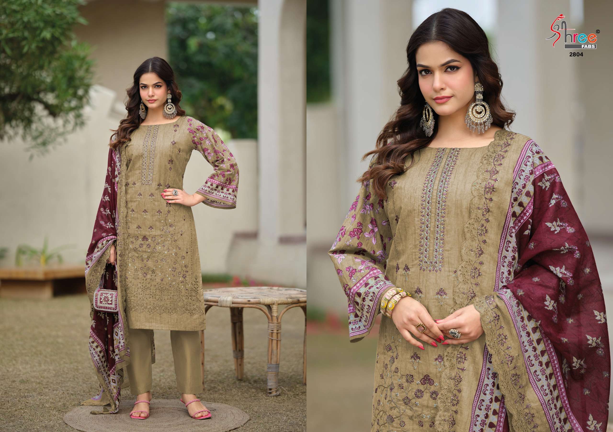 BIN SAEED LAWN COLLECTION VOL - 28 OPEN & MODEL PIC BY SHREE FABS - 04