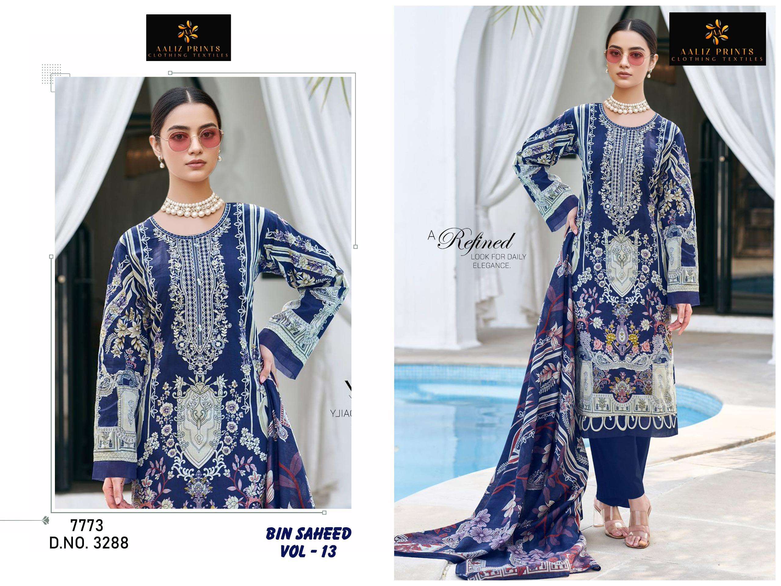 BIN SAHEED VOL - 13 BY AALIZ PRINTS - 01