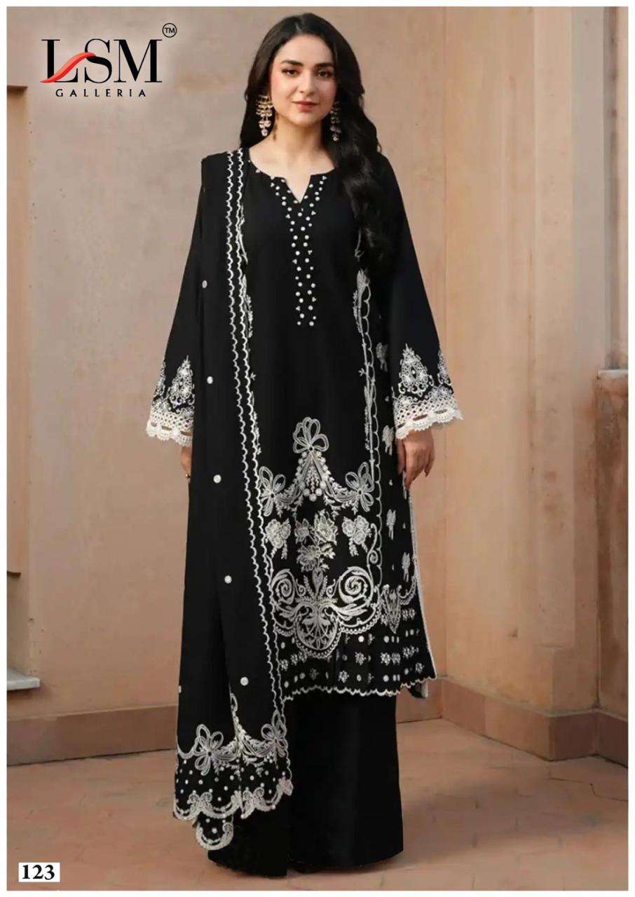 BLACK & WHITE LUXURY HEAVY LAWN COLLECTION VOL - 02 BY LSM GALLERIA - 03