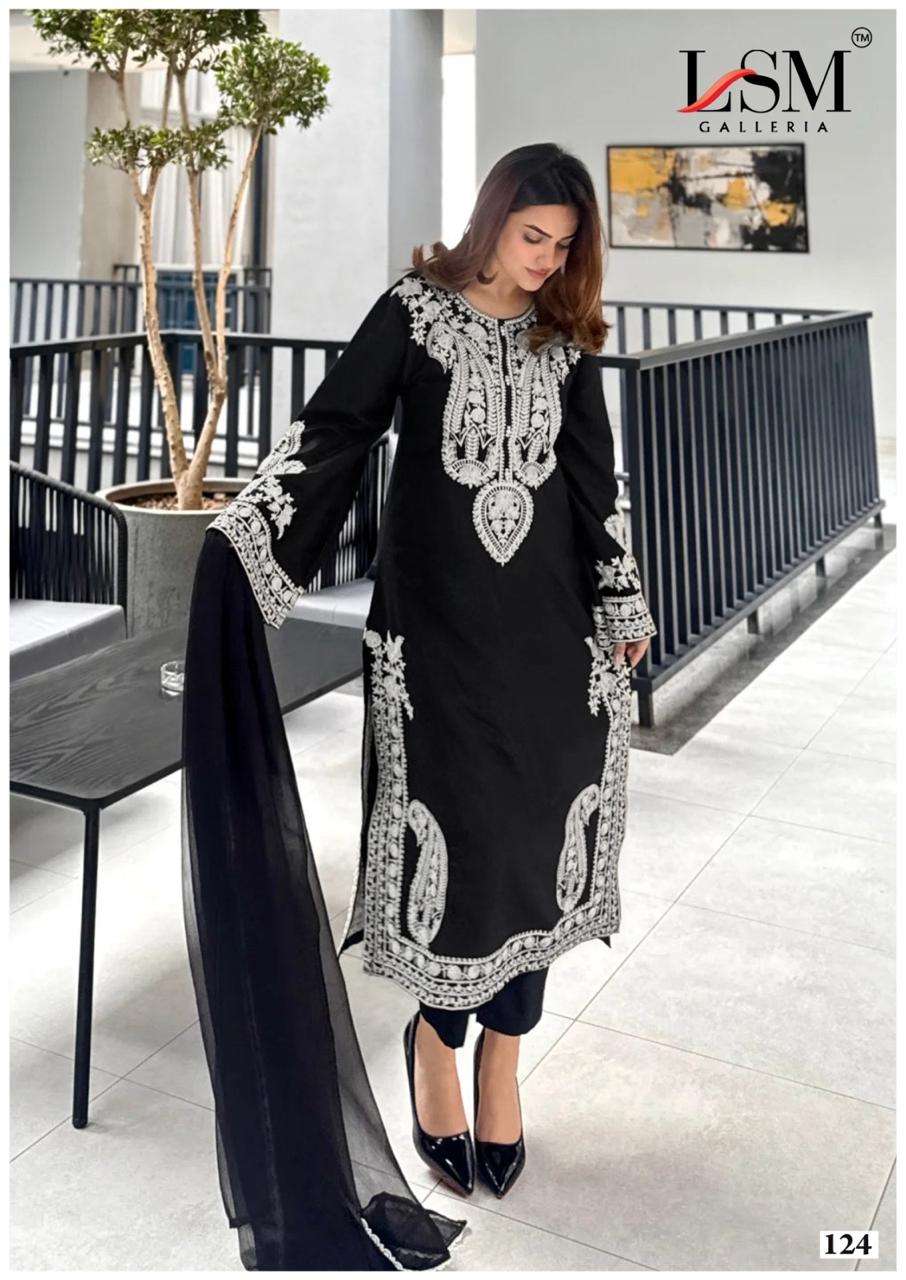 BLACK & WHITE LUXURY HEAVY LAWN COLLECTION VOL - 02 BY LSM GALLERIA - 04
