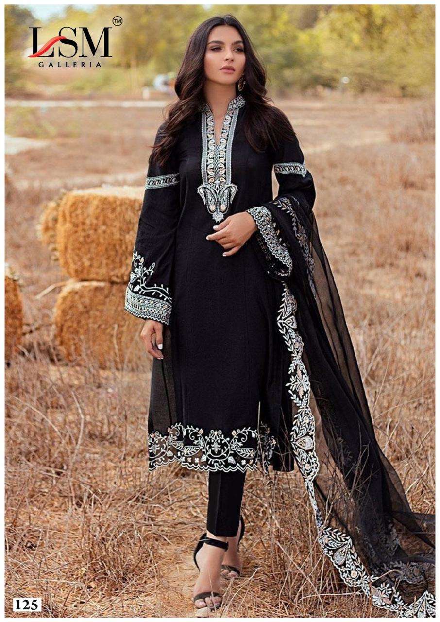 BLACK & WHITE LUXURY HEAVY LAWN COLLECTION VOL - 02 BY LSM GALLERIA - 05