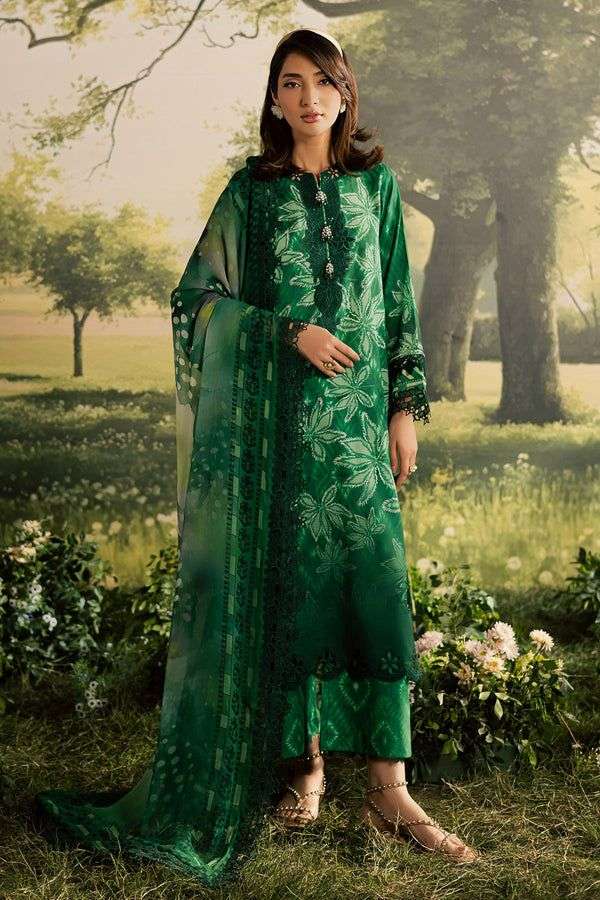 Bloom Embroidered Printed Doria Lawn 2026 by Nureh-02