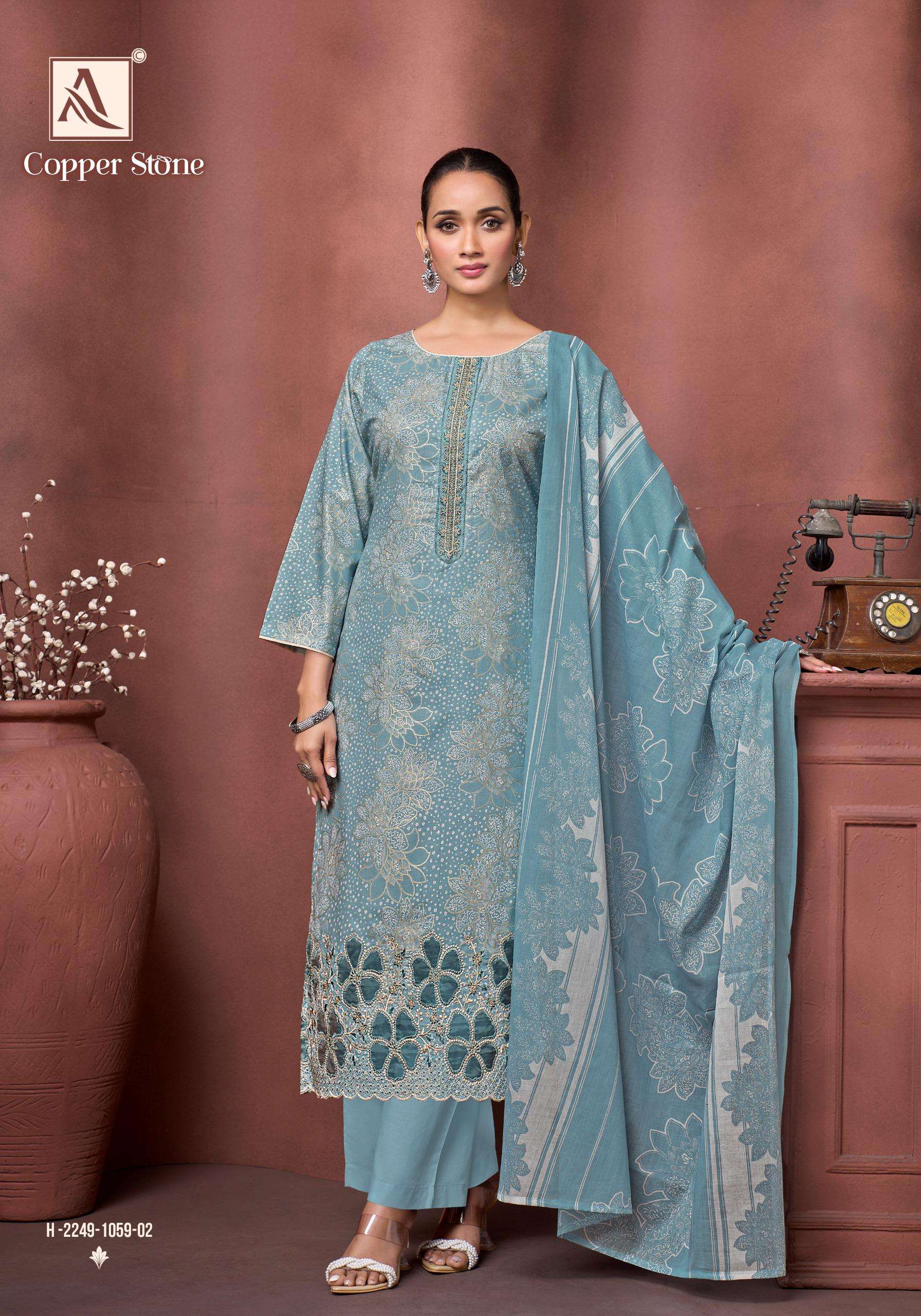 COPPER STONE BY ALOK SUIT - 02