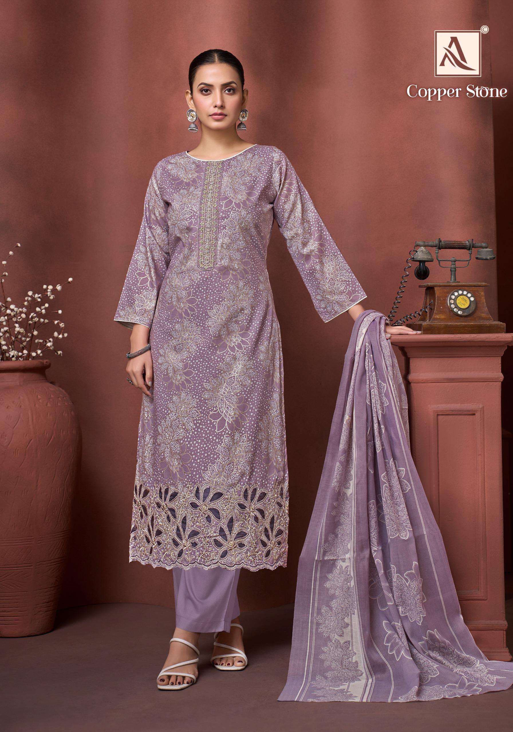 COPPER STONE BY ALOK SUIT - 03